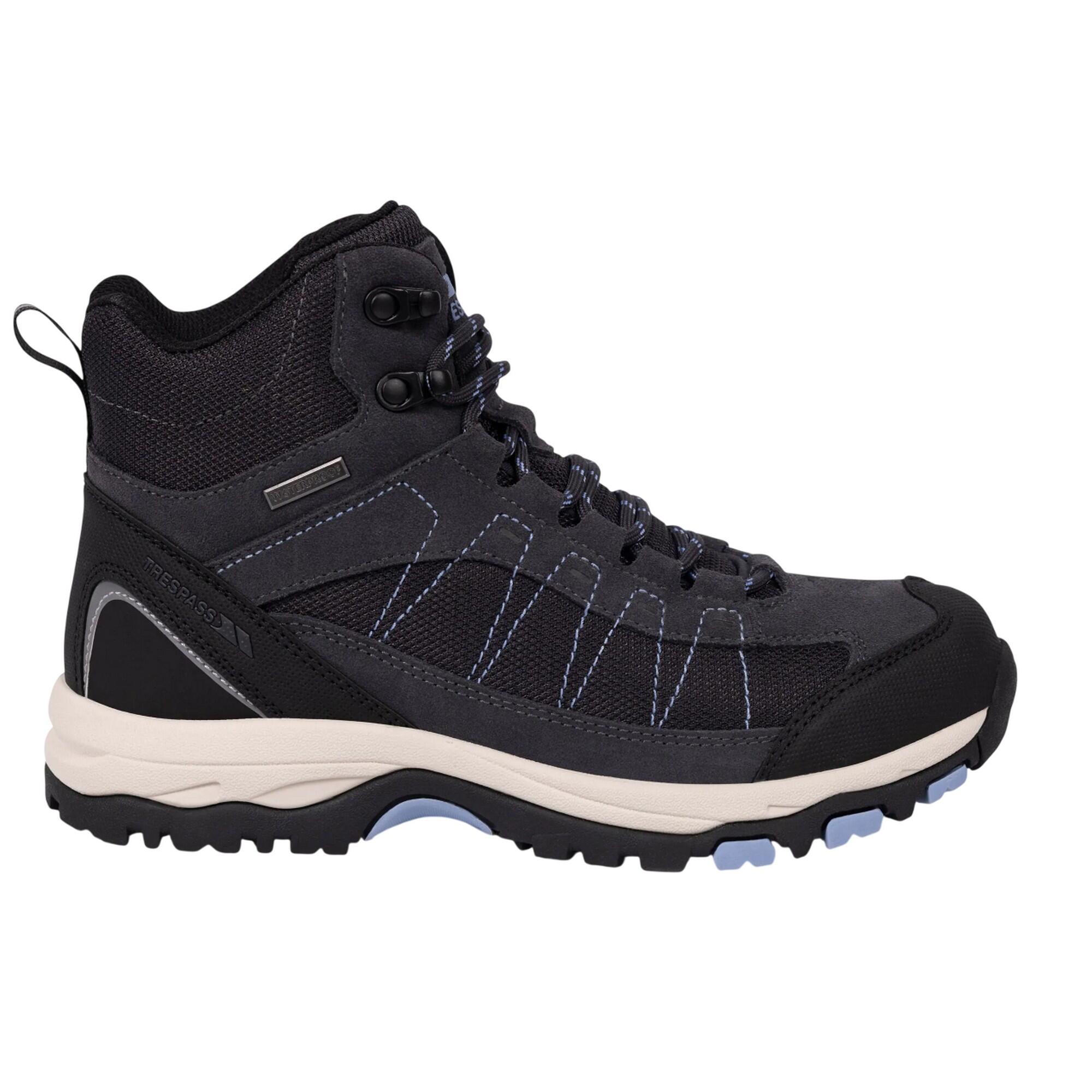 Womens/Ladies Scree Suede Mid Cut Boots (Slate) 2/4