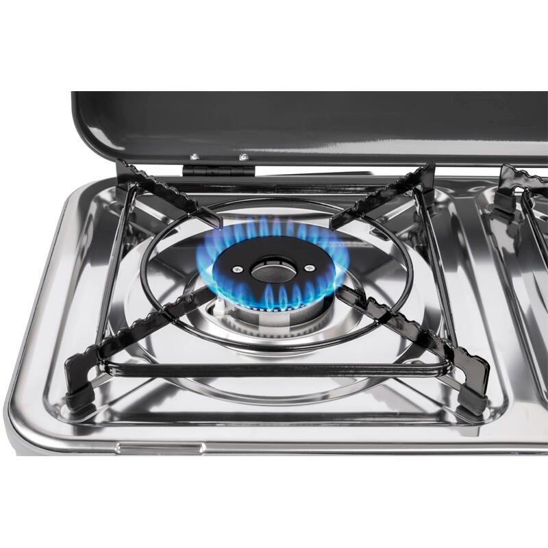 Brunner hornillo gas camping 2 fuegos 30 mbar devil kookmaster 4/7