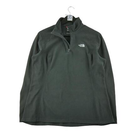 Second life - Damen TNF schwarzer Fleece-Pullover - Wie neu