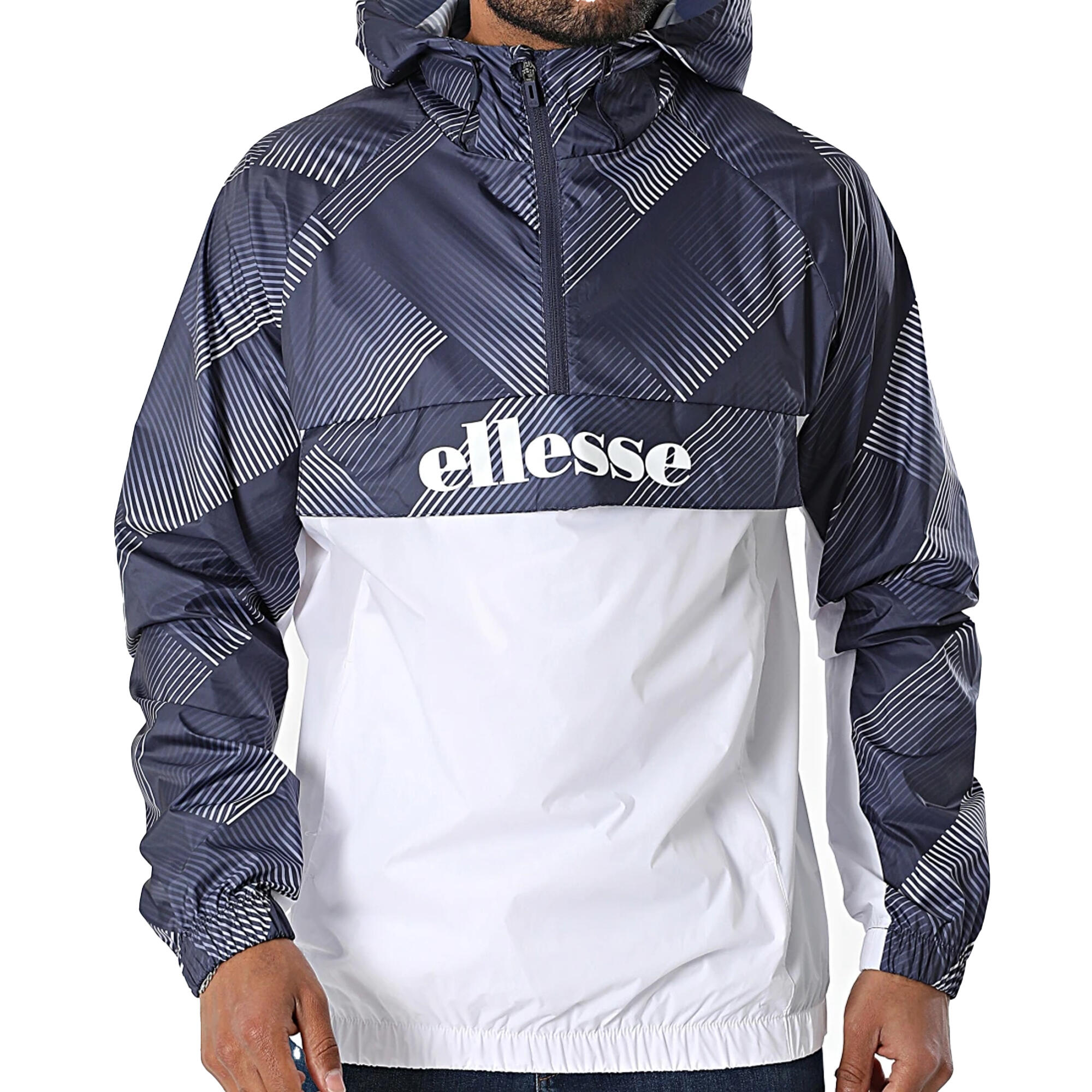 Veste Coupevent FIORISA Homme (Bleu Marine / Blanc) 3/4