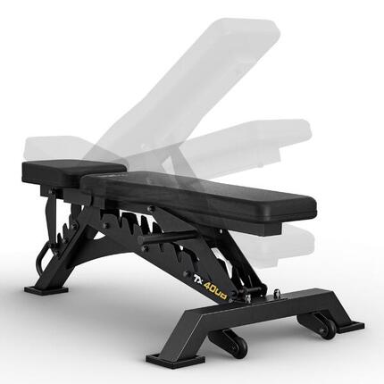 Ławka treningowa regulowana Trex Sport TX-400B 10-stopniowe oparcie do 150 kg