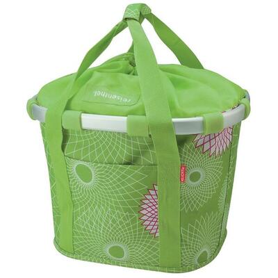 Cestino anteriore "Bike Basket" lime/verde
