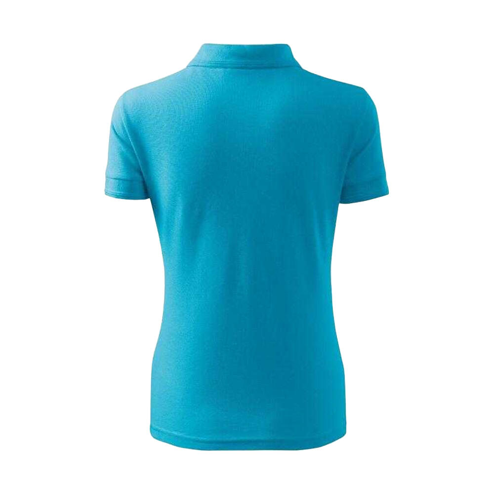 Polo de Pique para Mujer Turquesa 2/3