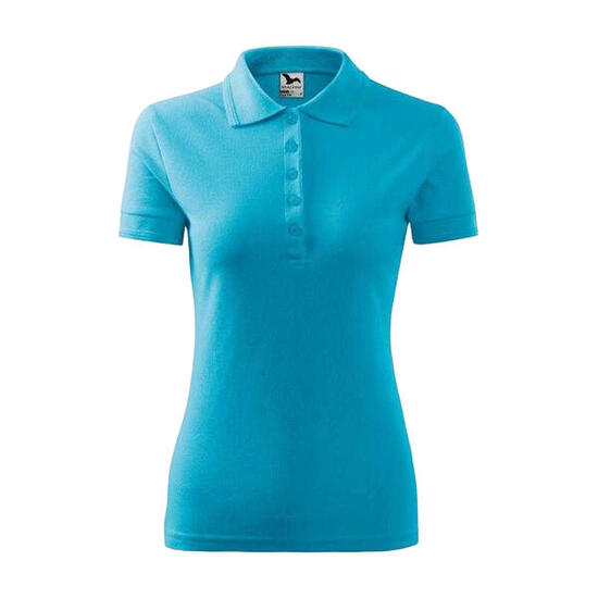 Polo Femme (Turquoise Vif)
