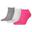 Chaussettes INVISIBLE Adulte (Rose / Gris / Gris foncé)