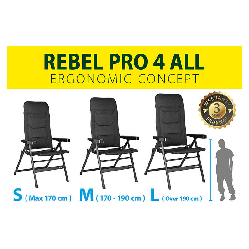 Brunner Rebel Medium - vouwstoel medium Blue 4/6