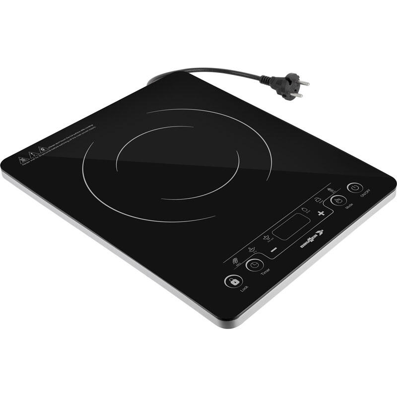 Cocina de camping HotPoint inducción parrilla eléctrica vitrocerámica 2kW 3/7
