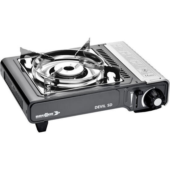 Camping Gaskocher Devil SD NG Gas Kartuschen Kocher Tisch Grill 2200 W