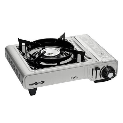 Camping Réchaud à gaz Devil cartouche de Table Grill Piezo 2200 W