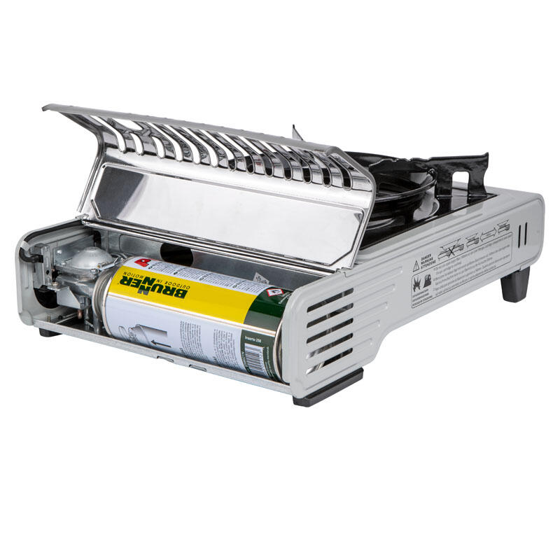 Camping cocina de gas Devil cartucho mesa parrilla piezo 2200 W 4/5