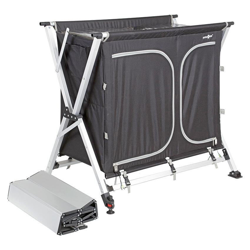 Camping Cocina Azabache CT Cruz Cuadrado Caja Gabinete Aluminio 4/7