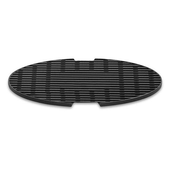 Piastra per griglia a coste per campeggio Accessori per barbecue rotonda 46 cm