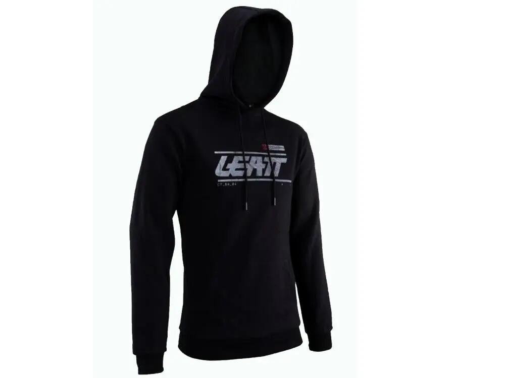 Leatt Hoodie Core 2024, Black - 2024, XL 2/7