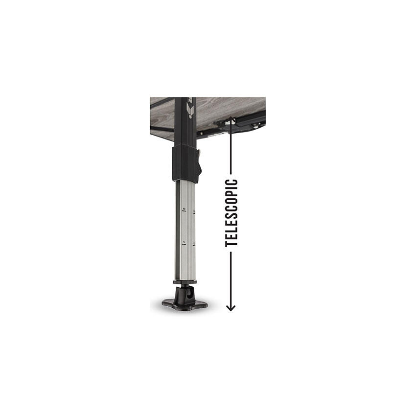 Mesa de camping plegable ELU Duplit NG Aluminio regulable en altura 3/7