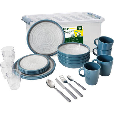 Brunner tuscany all inclusive - melamine serviesset (36 delig)