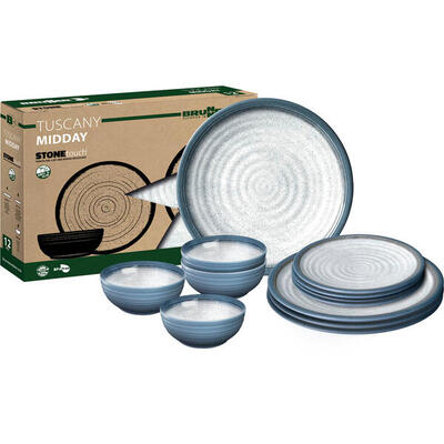 Brunner tuscany midday - melamine serviesset (12 delig)