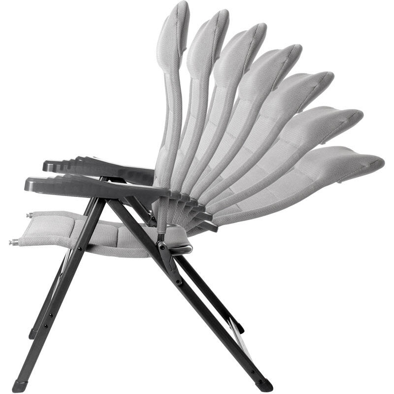 Brunner Aravel 3D - Sedia pieghevole da campeggio, 7 posizioni, tessuto 3D 3/5