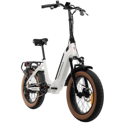 Rower elektryczny GERMINA FAT-BIKE składany 20" 90 km zasięgu