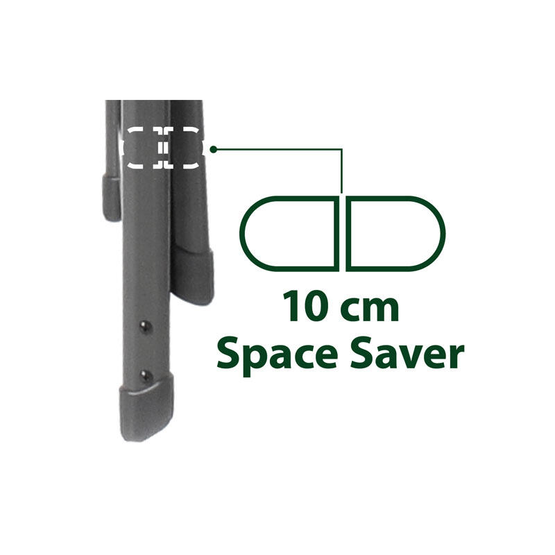 Brunner silla plegable camping aravel 3d gris/negro 4/5