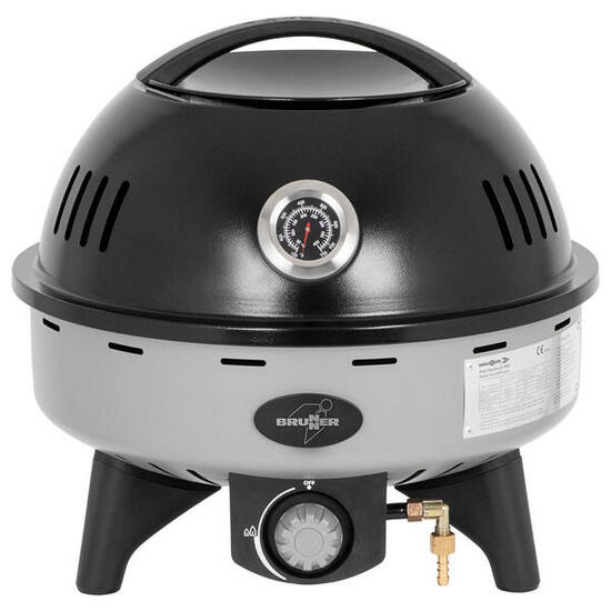 Grill Portatile Gas BBQRUISER LT 30mbar Coperchio con Termometro