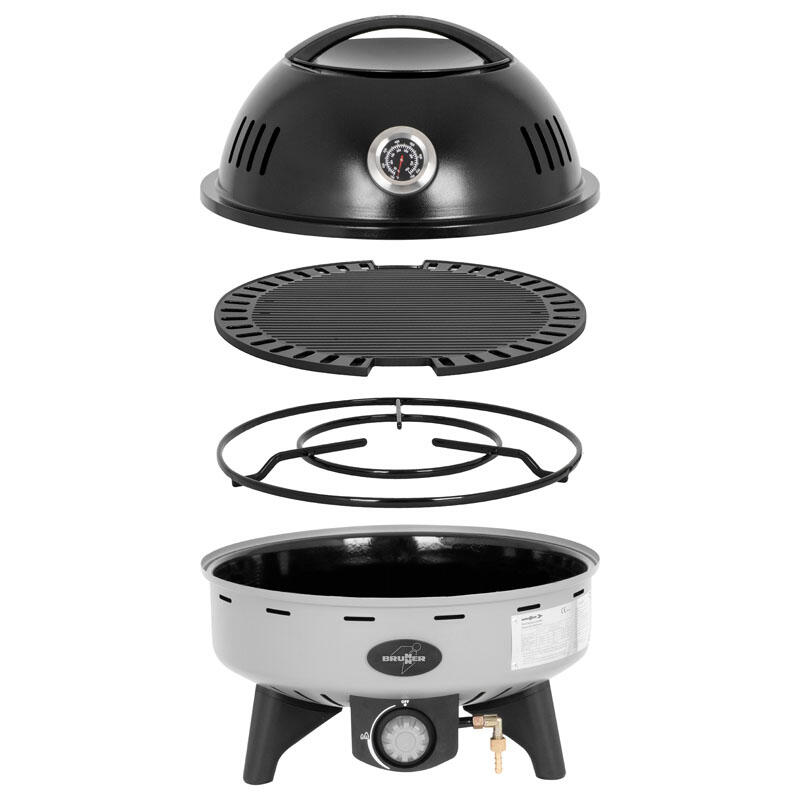 Brunner barbecue a gas para camping 4 kW 30 mbar devil bbqruiser lt 4/7