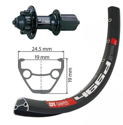 Hinterrad 6-Loch XLC DT Swiss