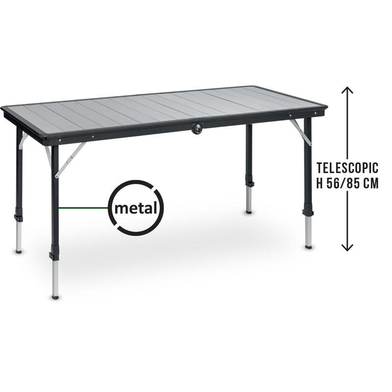 Brunner table de camping pliante aluminium 6 places dinemic 6 3/7
