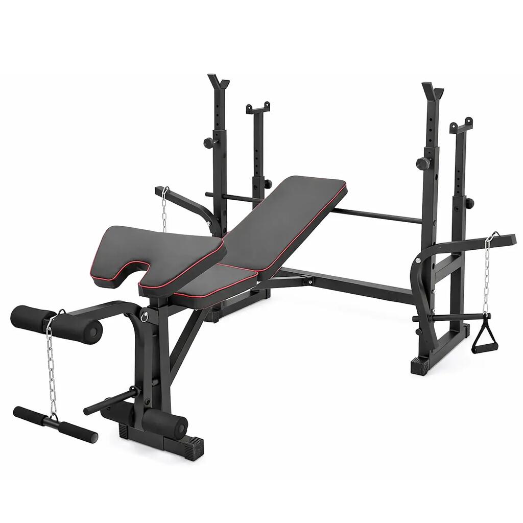 Multipurpose Weight Bench with Squat Rack FF