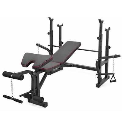 Panca Multifunzione con Barbell Squat Rack FF