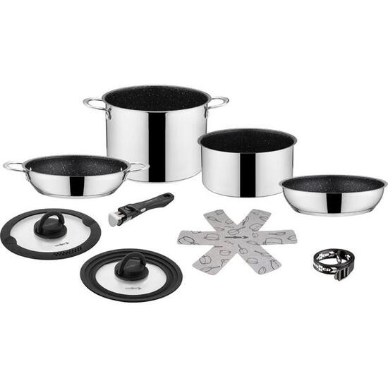 Camping Koch Geschirr Set Academy NG 7+1 Ø22 cm Outdoor Küche Topf Pfanne