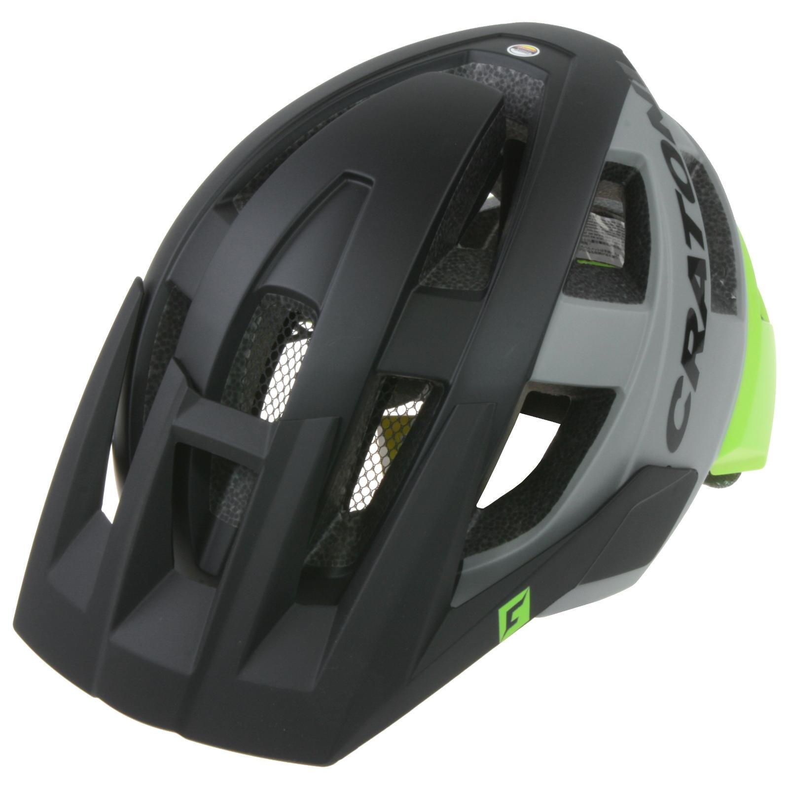 Kask rowerowy MTB AllSet czarny/limonkowy matowy