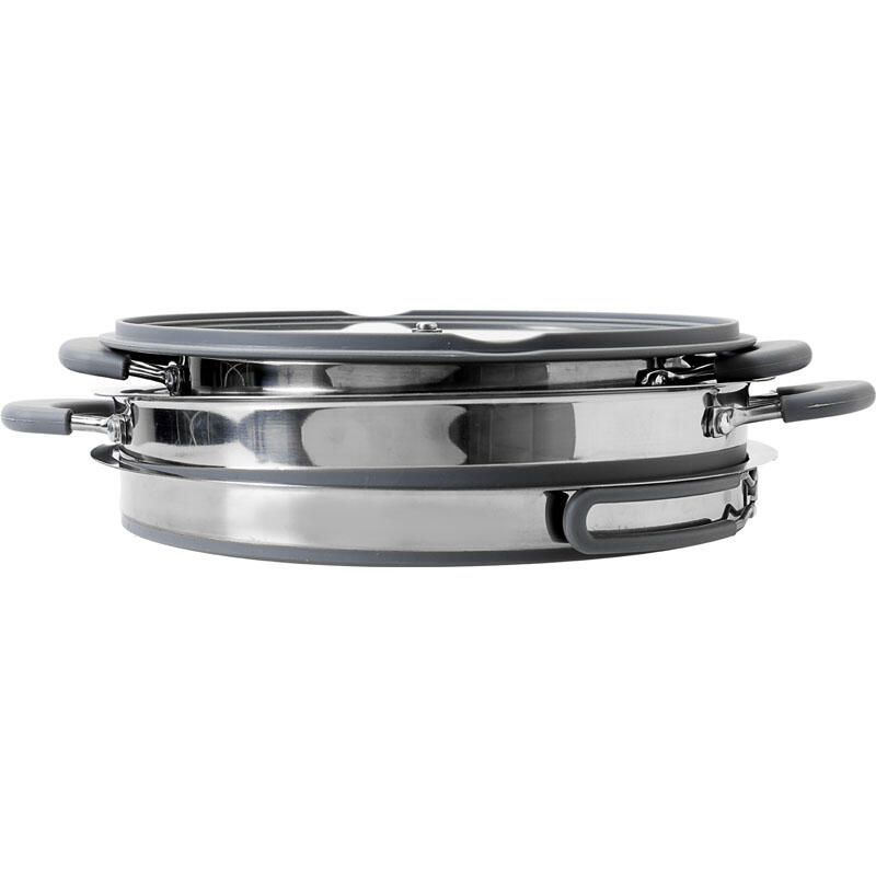 Set de Cocina Volcano Camping Olla Vajilla Apilable Silicona 3/7