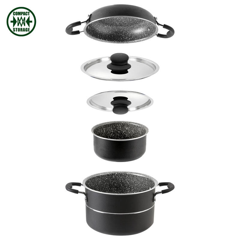 Brunner set de ollas camping 6+1 ø 18 cm pirate 3/7