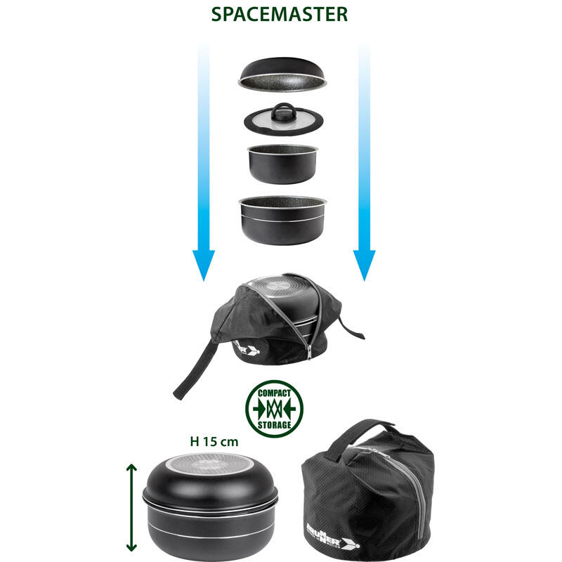 Juego de ollas camping Pirate Spacemaster Ø22 cm Outdoor Pot Pan 3/7