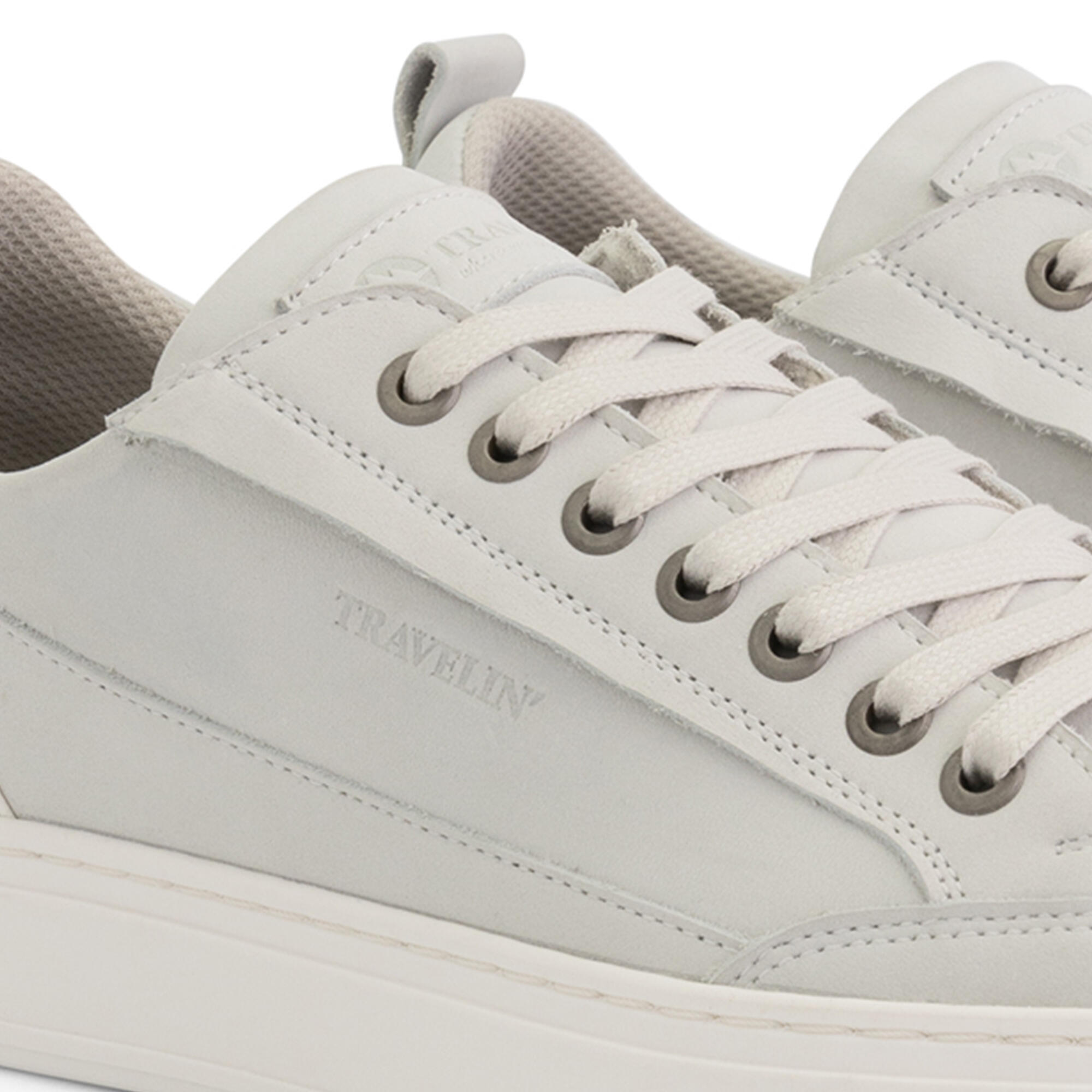 Camber Uomo - Sneakers - Nabuk - Bianco 7/7