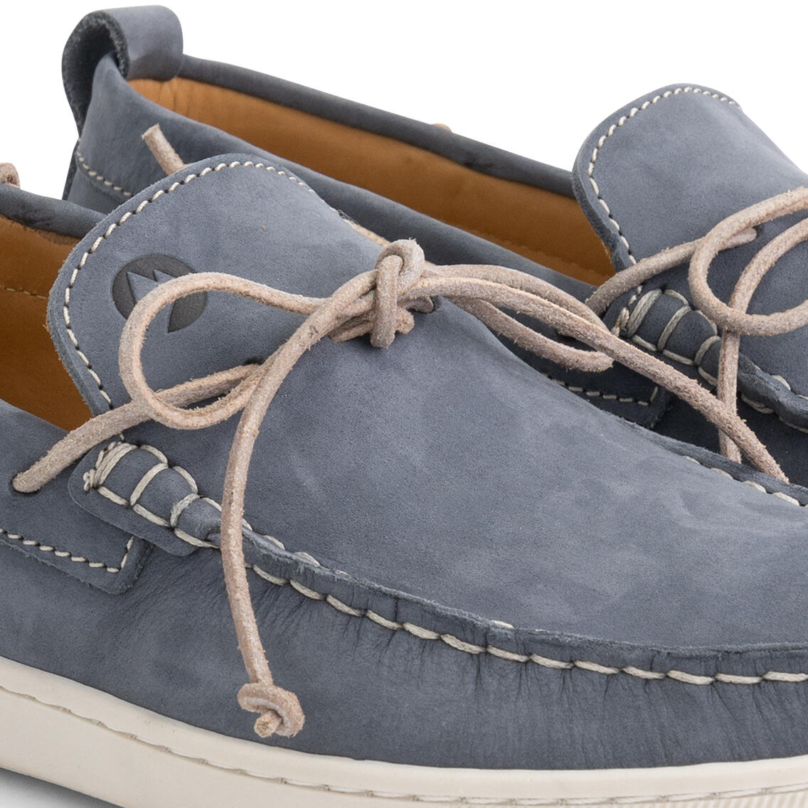 Falmouth Homme - Chaussures bateau - Nubuck - Bleu 7/7