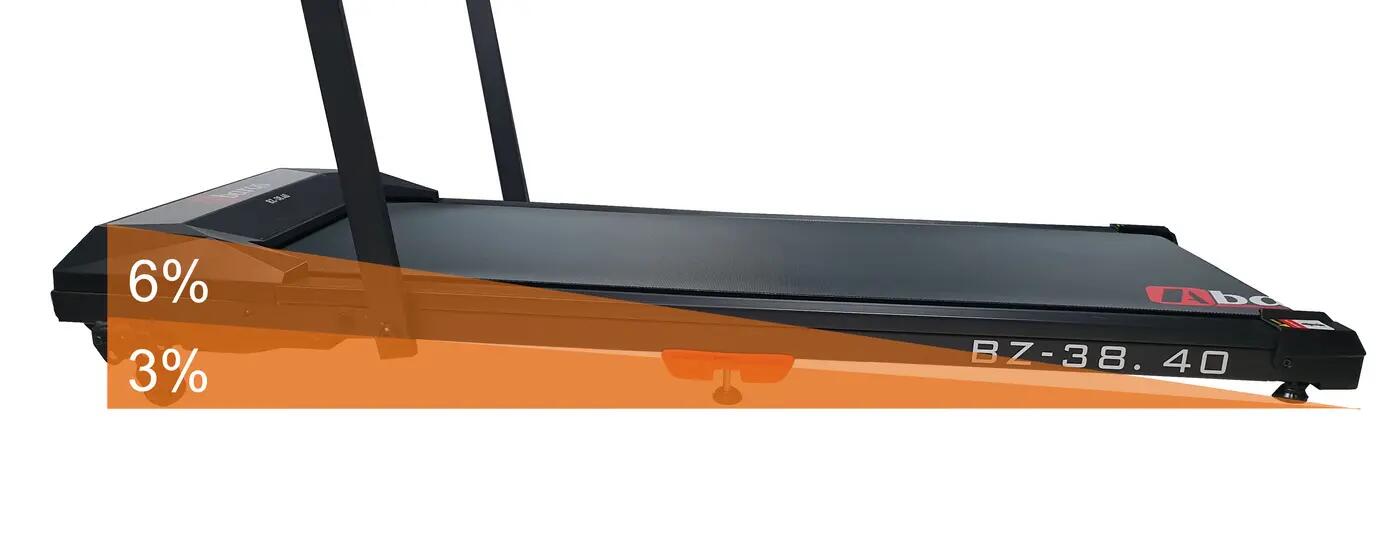 Bieżnia treningowa elektryczna walking pad AbarQs 38.40.S 2/6