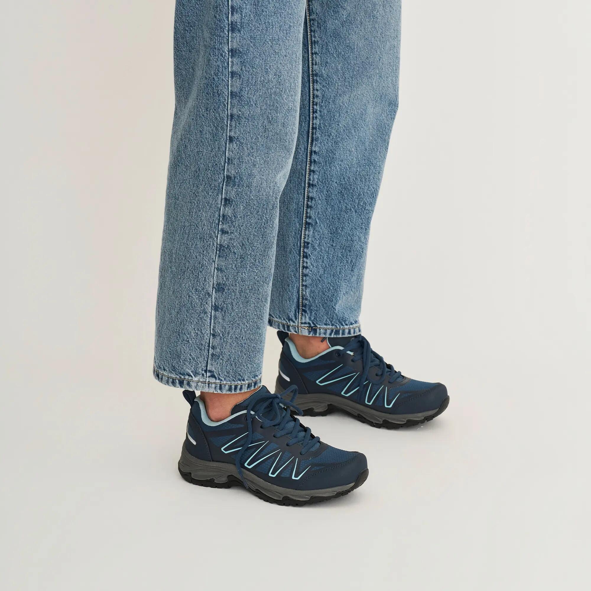 Nysted Mujer - Zapatillas de senderismo bajas - Impermeable - Azul 7/7