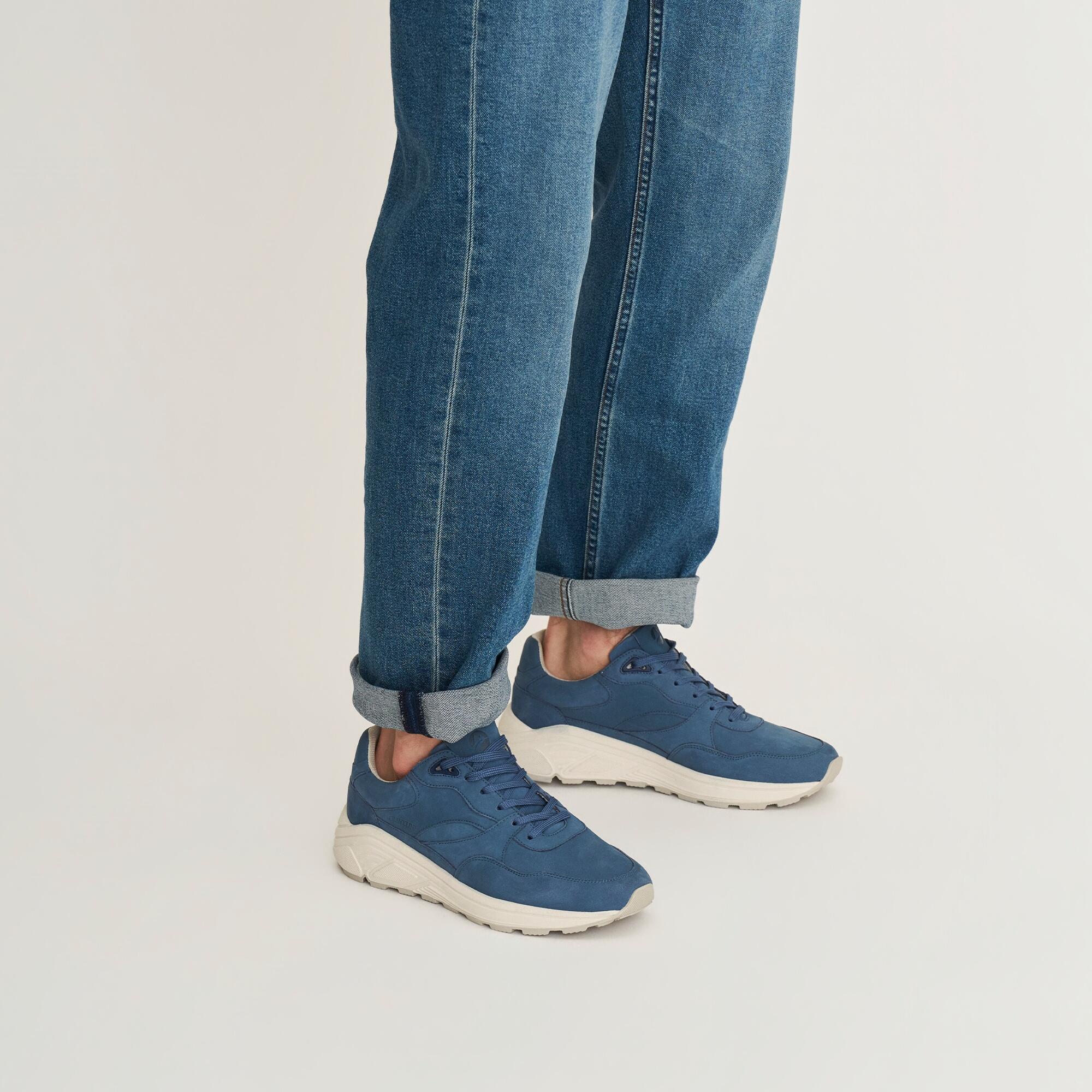 Raunds Hombre - Zapatillas - Nobuk - Azul 7/7