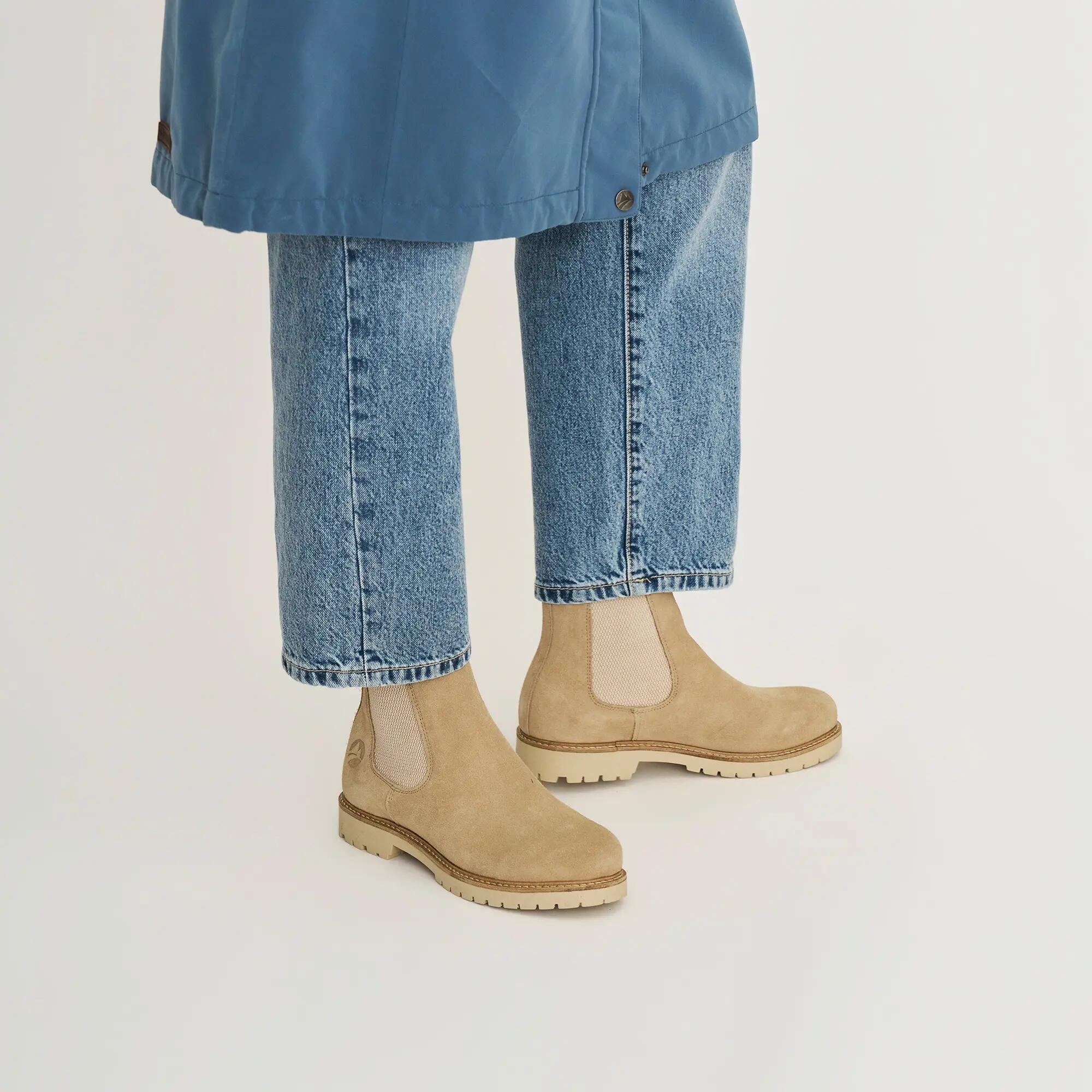 Skovdal Damen - Chelsea-Boot - Wildleder - Sand 6/6