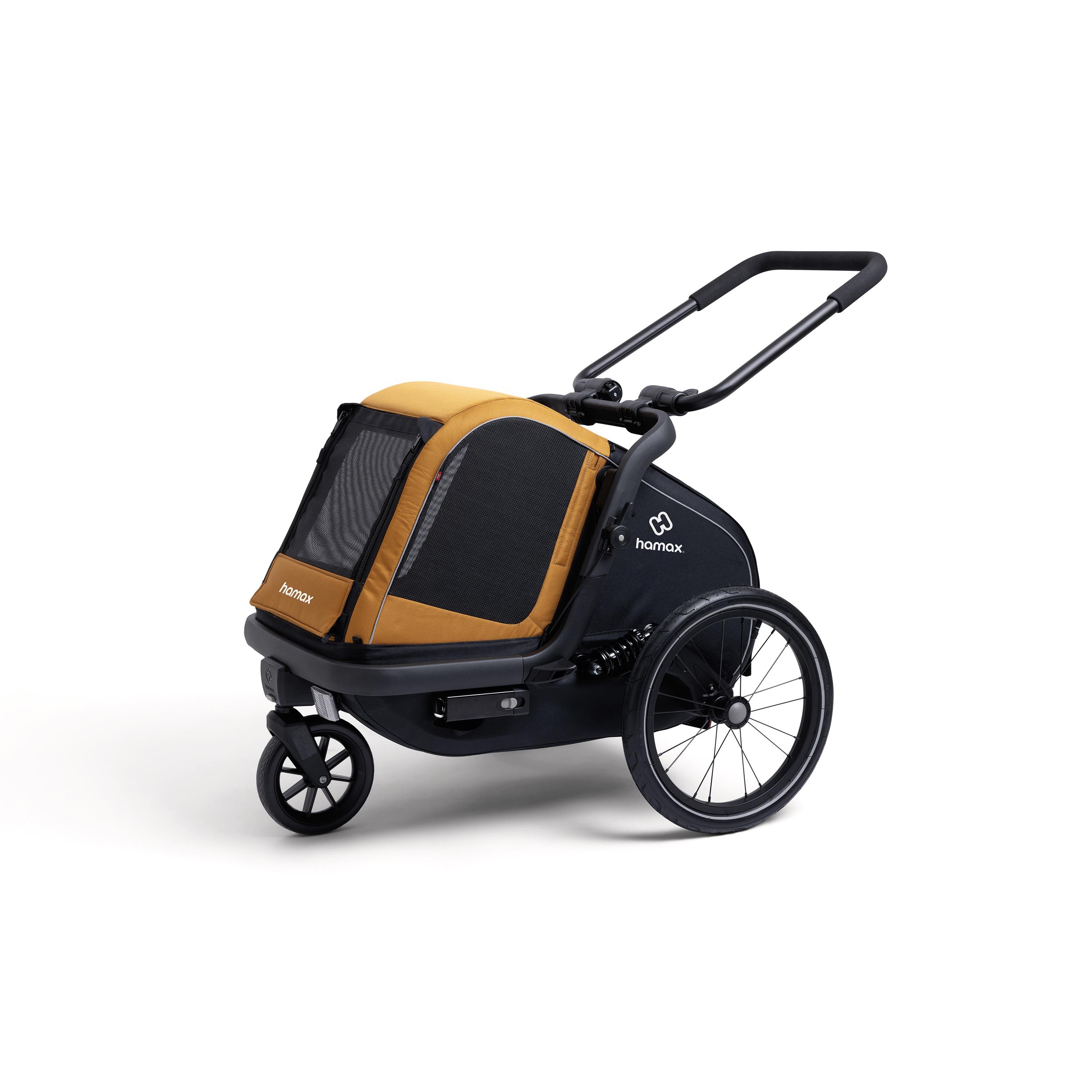 Kit de cochecito y remolque para bicicleta para perros Hamax Milou 3/3