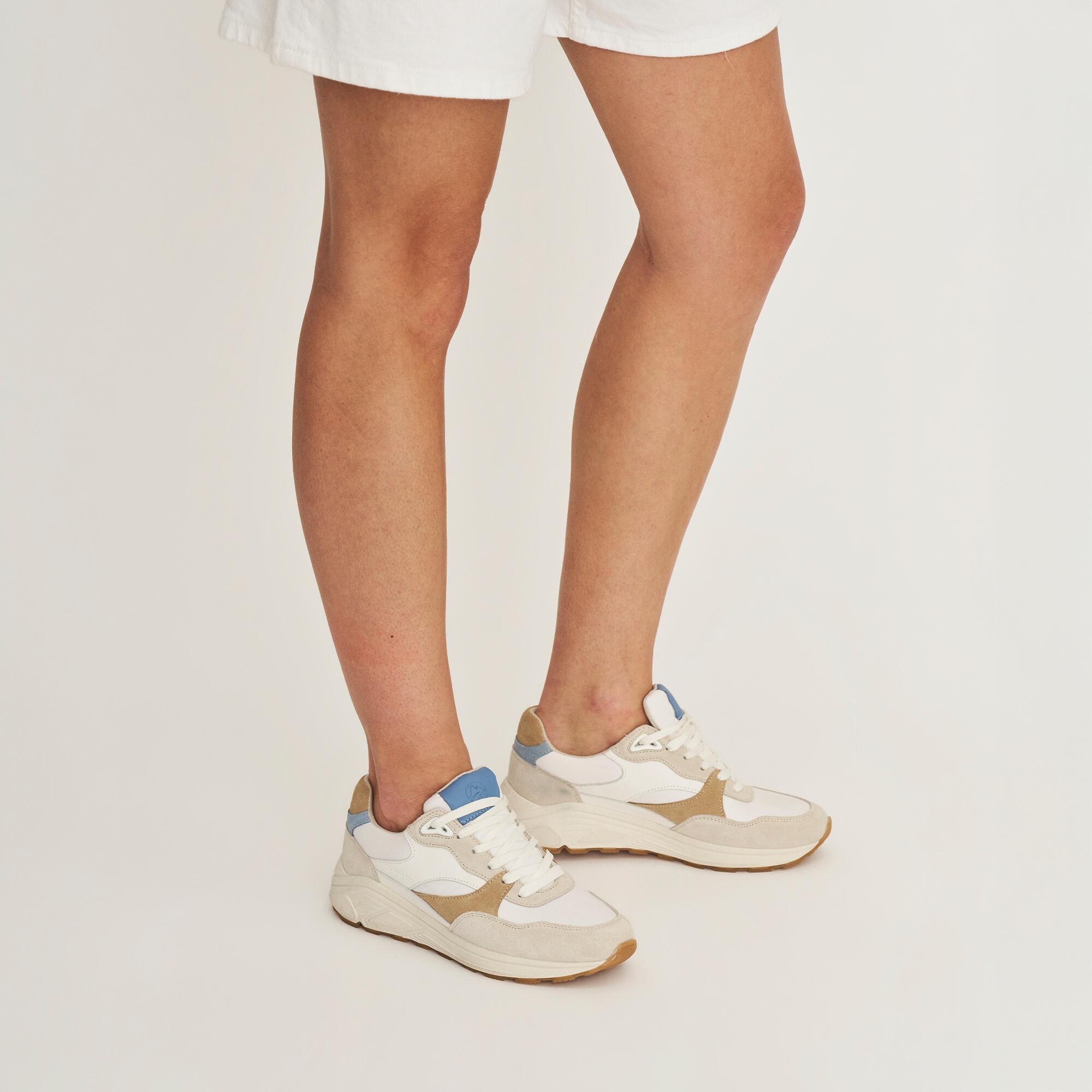 Rayleigh Donna - Sneakers - Pelle - Sabbia/Blu 7/7