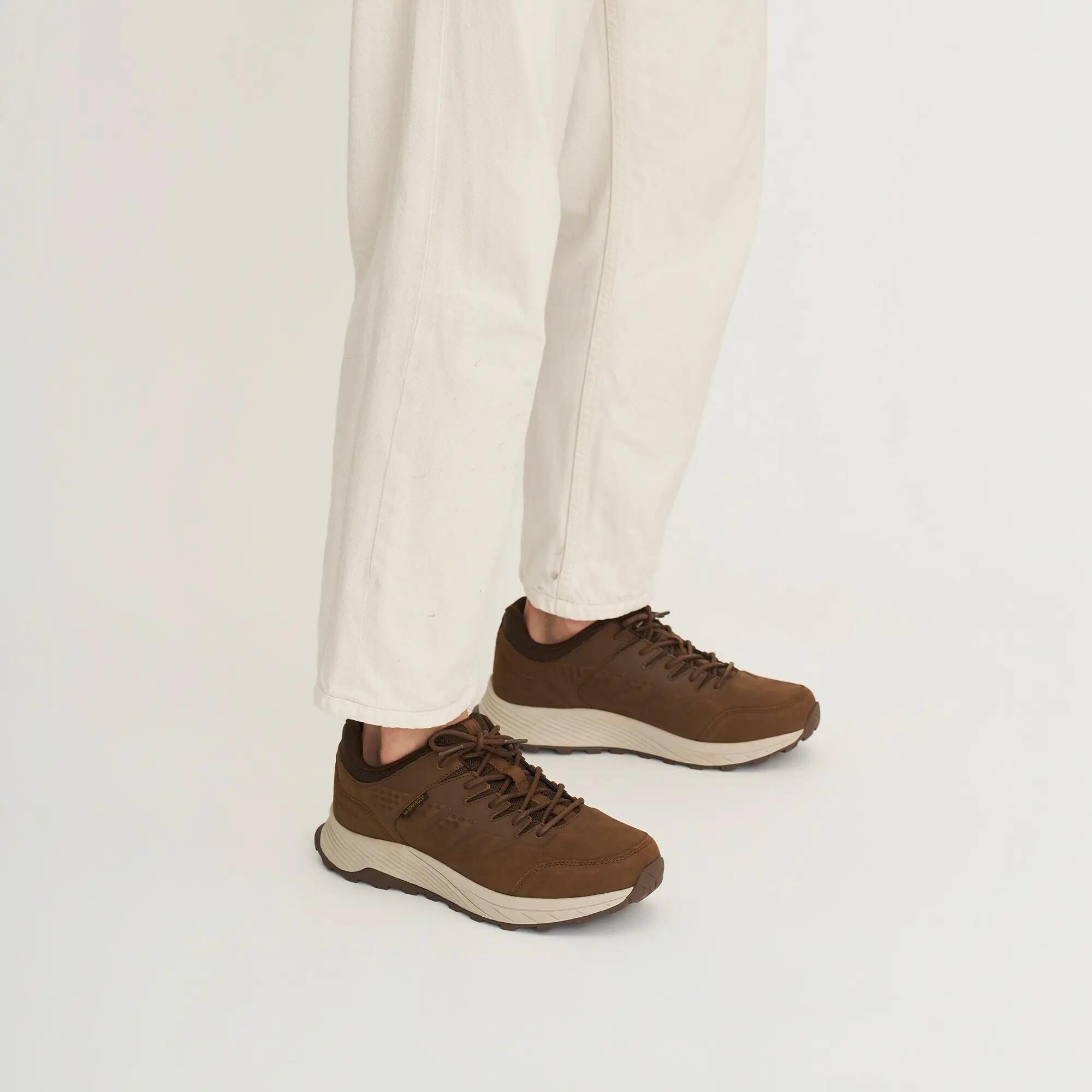 Skagan Homme - Chaussures de randonnée - Imperméable - Marron foncé 6/6