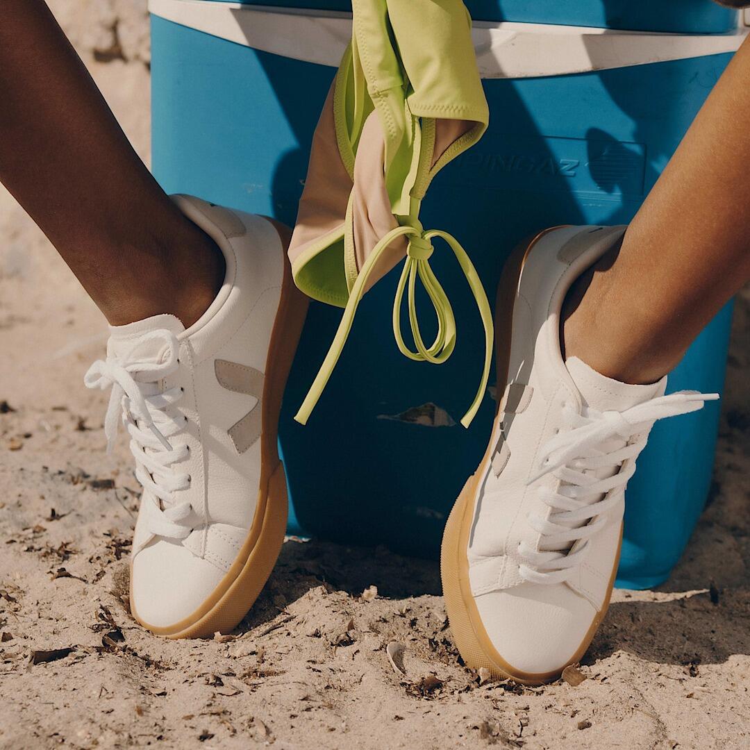 VEJA CAMPO LEATHER WHITE NATURAL NATURAL - Talla 39 4/4