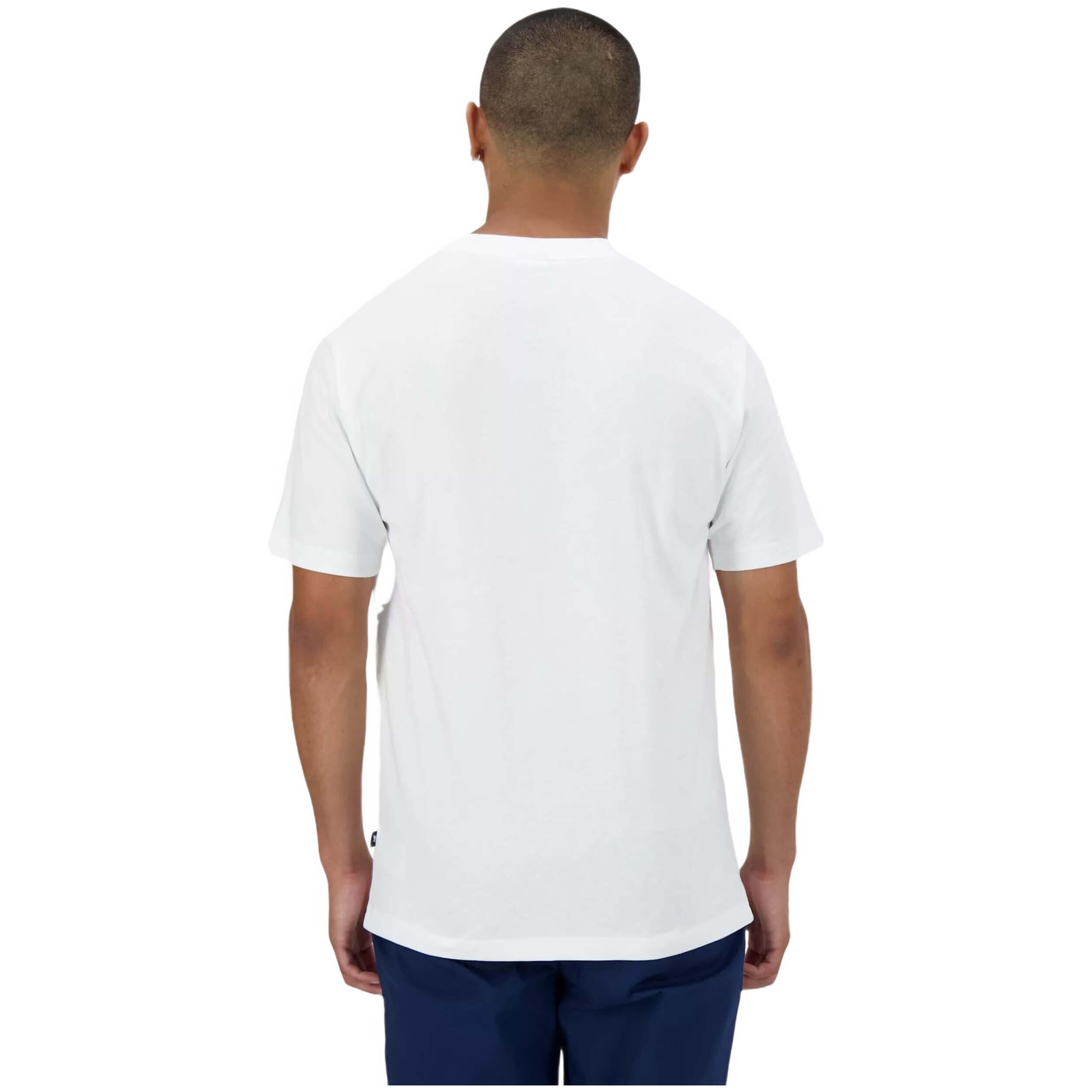 Maglia a maniche corte New balance modello MT41548WT per uomini 3/4