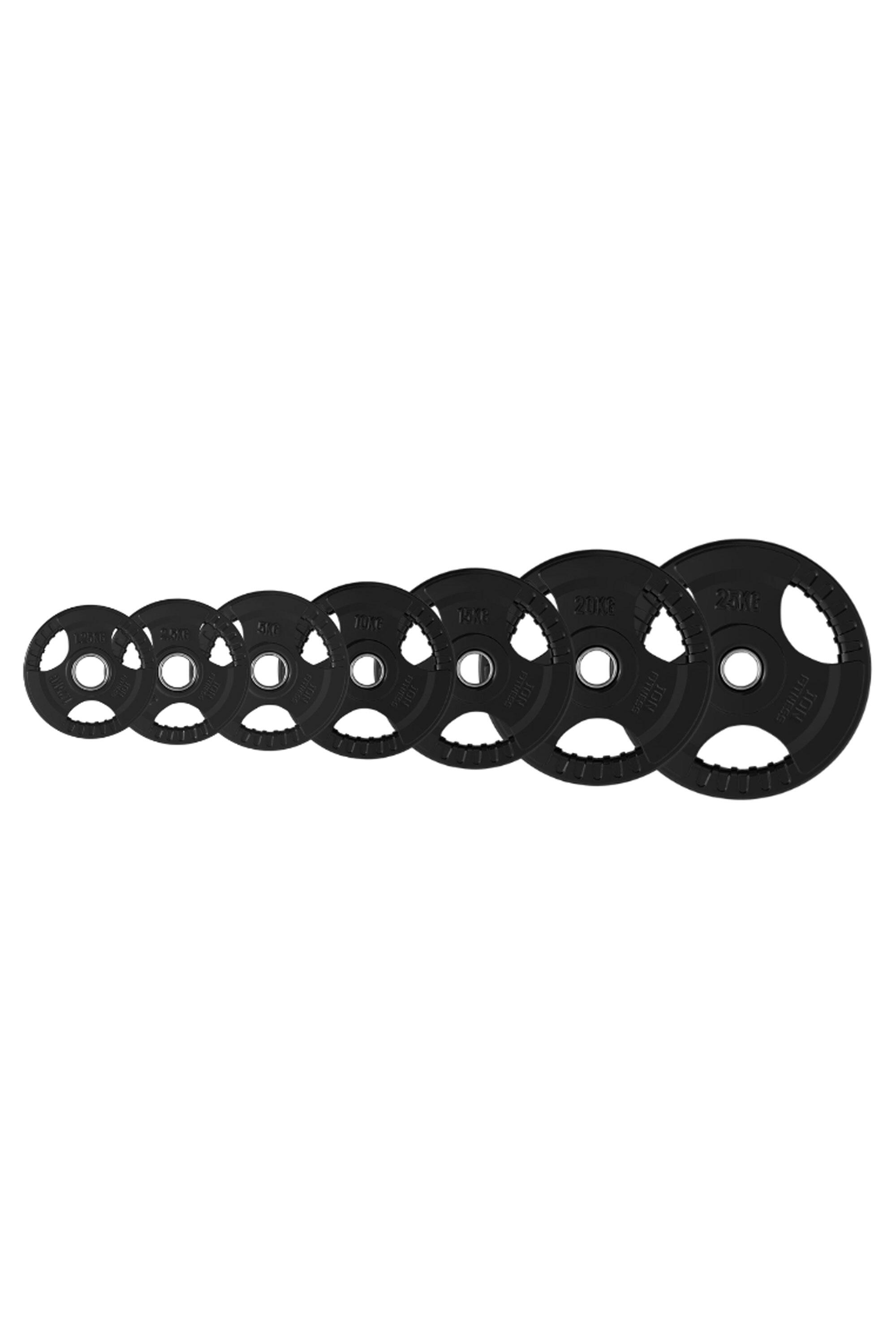 Set Tri-grip olympische halterschijven   - 70kg 2/4