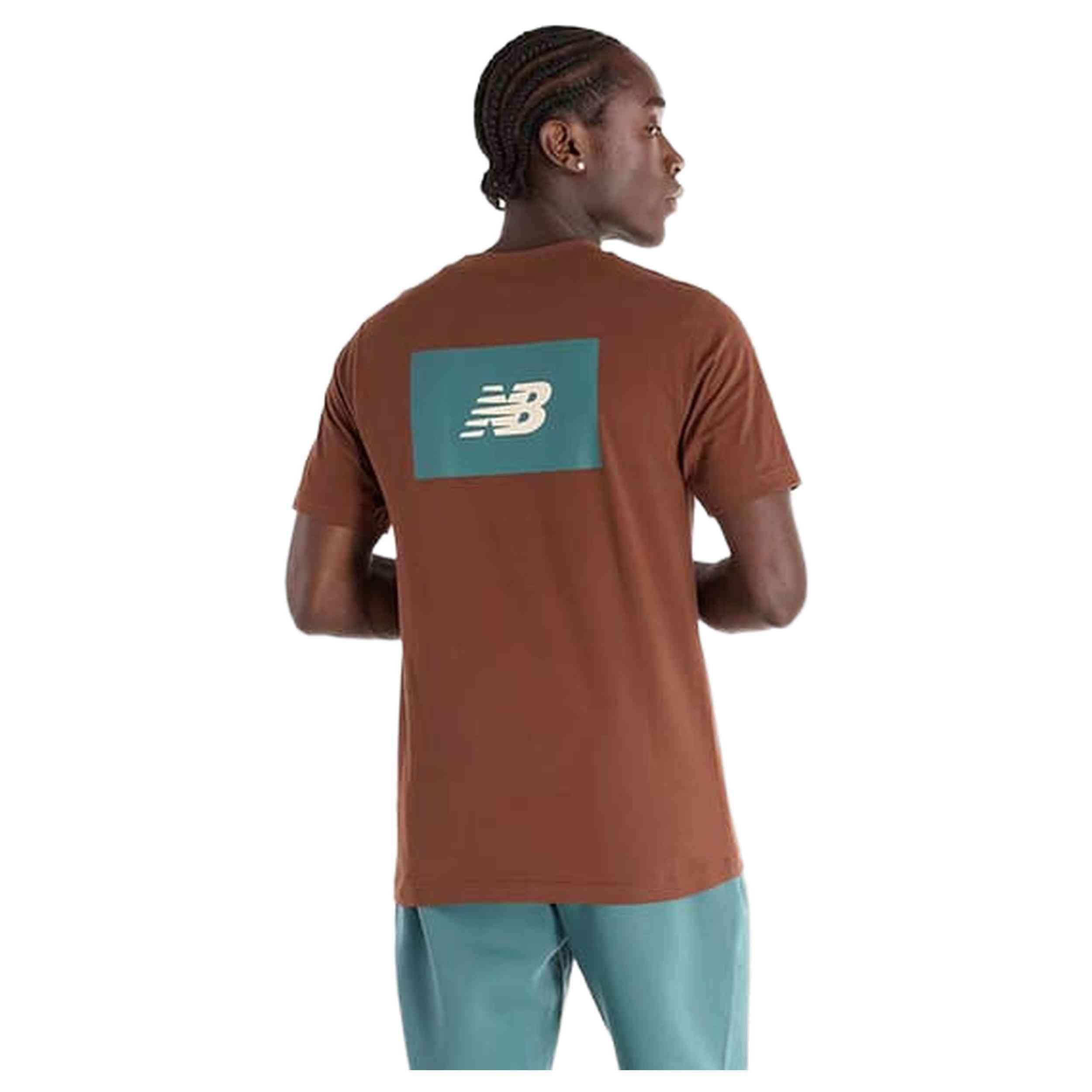 Maglia a maniche corte New balance modello MT41584-ROK per uomini 3/3