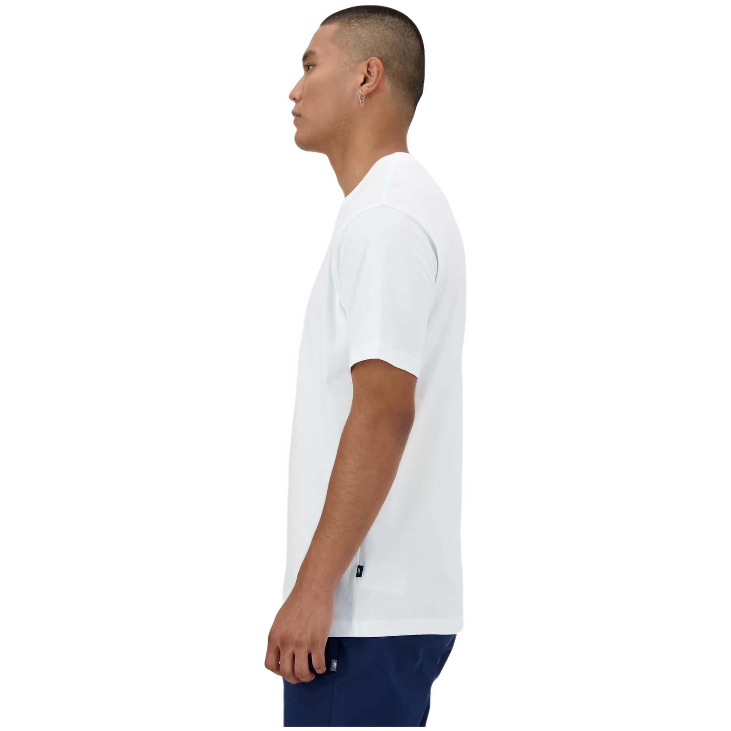 Maglia a maniche corte New balance modello MT41548WT per uomini 2/4