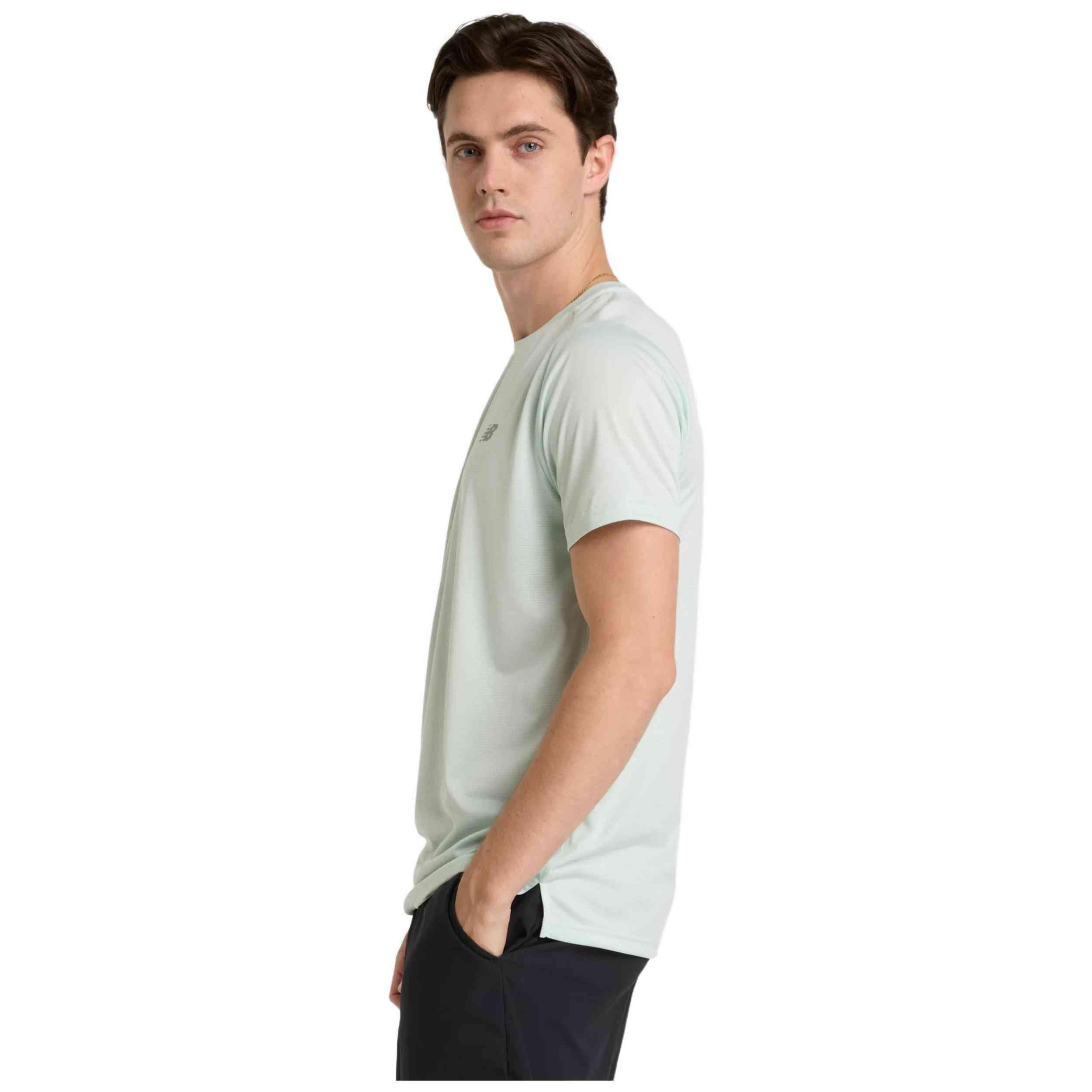 Maglia a maniche corte New balance modello MT41222CYS per uomini 2/5