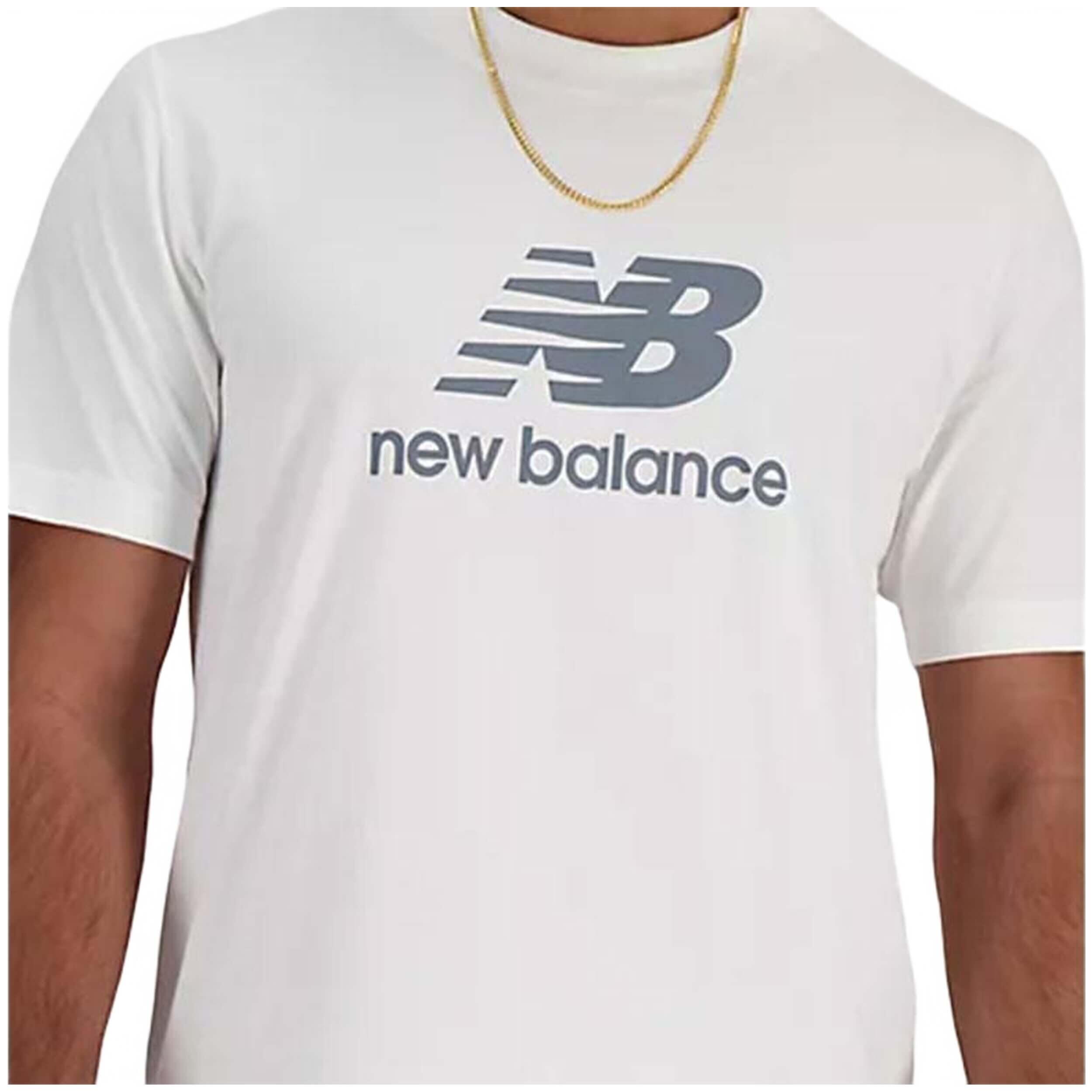 T-shirt New balance modelo MT41502WT para homem 4/6